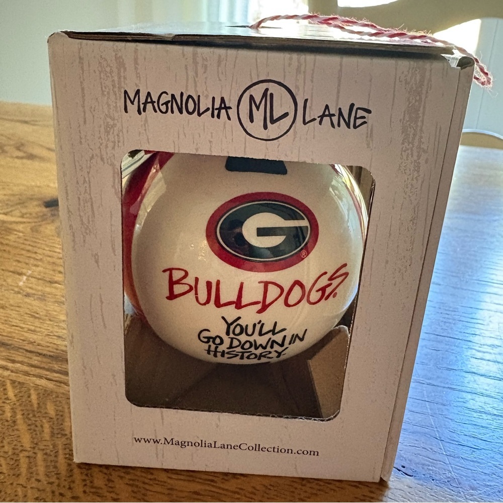 Magnolia Lane (New in Box) Christmas Ornament - UGA Georgia